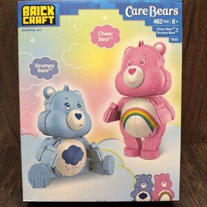 BrickCraft Care Bears Building Set Cheer Bear Grumpy Bear 462pcs- NIB